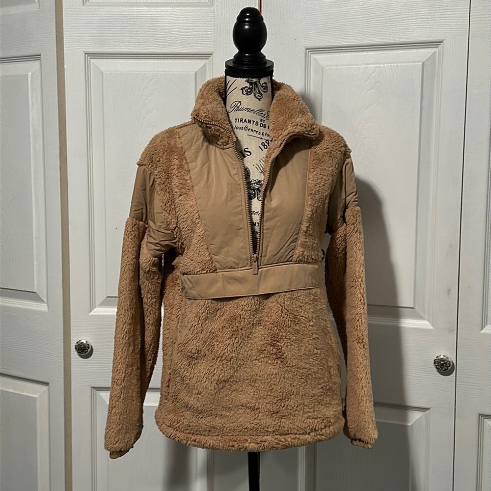 PINK Victorias Secret Light Brown Teddy Jacket